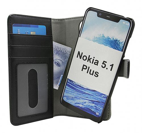 CoverInSkimblocker Magnet Fodral Nokia 5.1 Plus