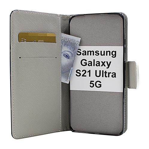 billigamobilskydd.seDesignwallet Samsung Galaxy S21 Ultra 5G (G998B)