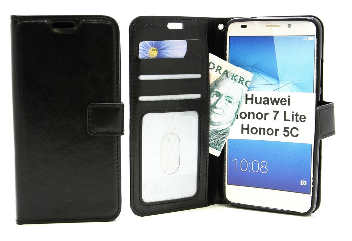 billigamobilskydd.seCrazy Horse Wallet Huawei Honor 7 Lite (NEM-L21)
