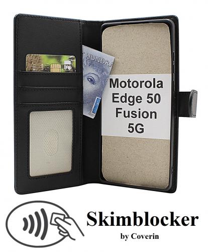 CoverinSkimblocker Motorola Edge 50 Fusion 5G Magnet Plnboksfodral