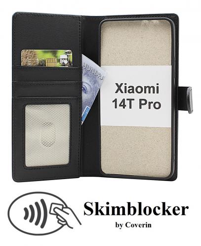 CoverinSkimblocker Xiaomi 14T Pro Magnet Plnboksfodral