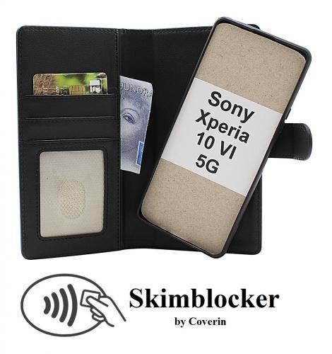 CoverinSkimblocker Sony Xperia 10 VI 5G Magnet Plnboksfodral