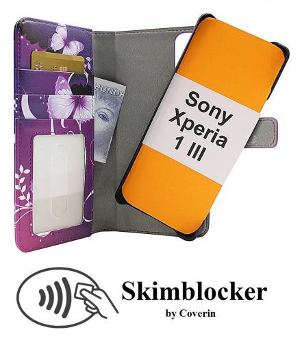 CoverinSkimblocker Magnet Designwallet Sony Xperia 1 III (XQ-BC52)