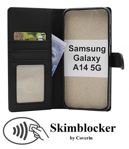 CoverinSkimblocker Samsung Galaxy A14 4G / 5G Plnboksfodral