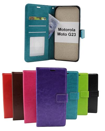 billigamobilskydd.seCrazy Horse Wallet Motorola Moto G23