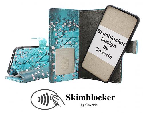 CoverinSkimblocker Samsung Galaxy S22 5G Magnet Plnboksfodral Design