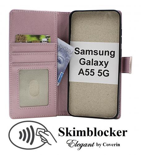 CoverinSkimblocker Samsung Galaxy A55 5G Plnboksfodral