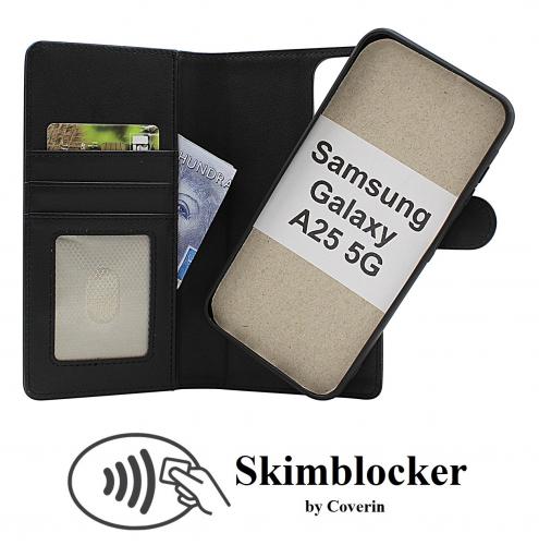 CoverinSkimblocker Samsung Galaxy A25 5G Magnet Plnboksfodral