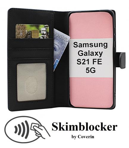 CoverinSkimblocker Samsung Galaxy S21 FE 5G Plnboksfodral