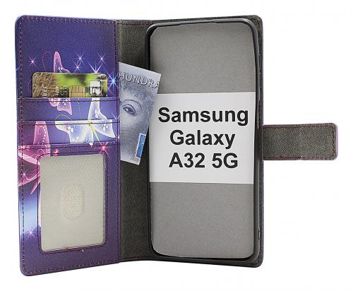 CoverinSkimblocker Samsung Galaxy A32 5G Plnboksfodral Design