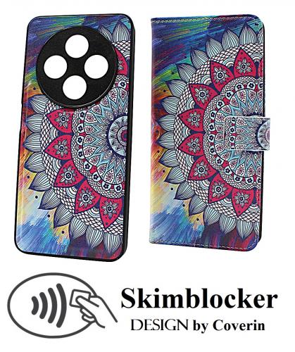 CoverinSkimblocker Xiaomi Redmi 14C Magnet Plnboksfodral Design