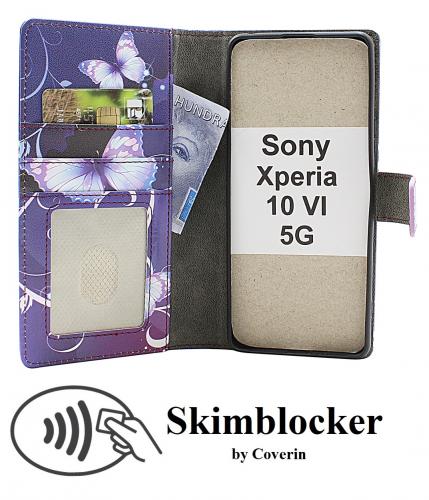 CoverinSkimblocker Sony Xperia 10 VI 5G Plnboksfodral Design