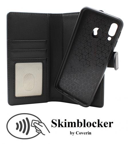 CoverinSkimblocker Samsung Galaxy A40 Magnet Plnboksfodral