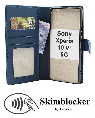 CoverinSkimblocker Sony Xperia 10 VI 5G Magnet Plnboksfodral