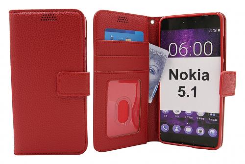 billigamobilskydd.seNew Standcase Wallet Nokia 5.1