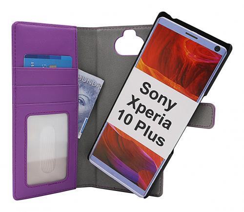 CoverInSkimblocker Magnet Fodral Sony Xperia 10 Plus