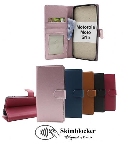 CoverinSkimblocker Motorola Moto G15 Plnboksfodral