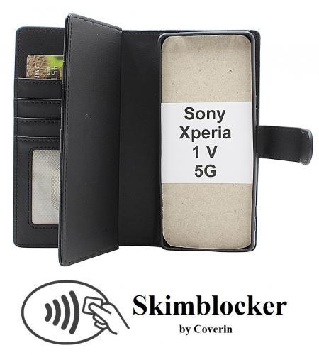 CoverinSkimblocker Sony Xperia 1 V 5G XL Magnet Plnboksfodral