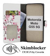 CoverinSkimblocker Motorola Moto G55 5G Plånboksfodral Design