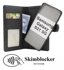 CoverinSkimblocker Samsung Galaxy S21 5G Magnet Plånboksfodral