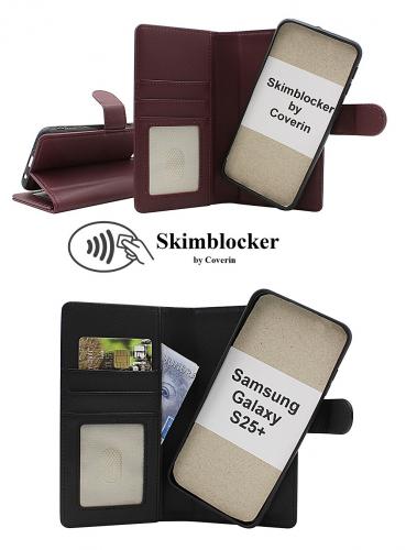 CoverinSkimblocker Samsung Galaxy S25+ Magnet Plnboksfodral