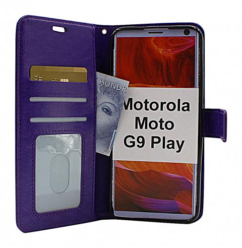 Crazy Horse Wallet Motorola Moto G9 Play 