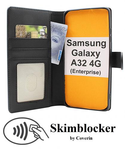 CoverinSkimblocker Samsung Galaxy A32 4G Plnboksfodral