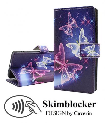 CoverinSkimblocker Motorola Moto E14 Plnboksfodral Design