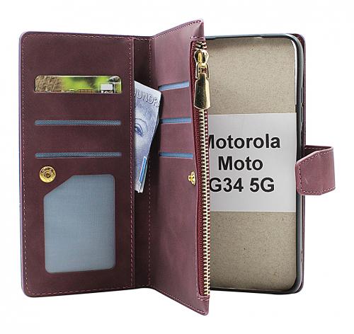 billigamobilskydd.seXL Standcase Lyxfodral Motorola Moto G34 5G