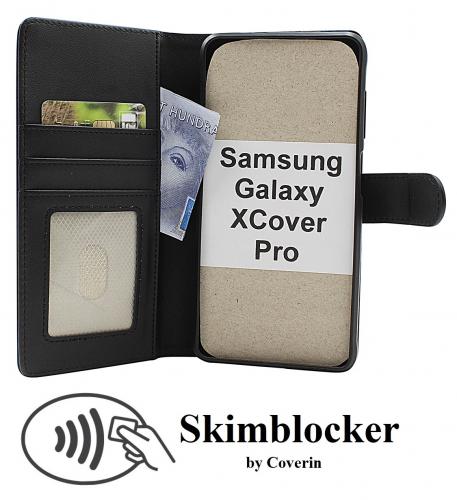 CoverinSkimblocker Samsung Galaxy XCover Pro (G715F/DS) Magnet Plnboksfodral