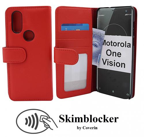 CoverInSkimblocker Plnboksfodral Motorola One Vision