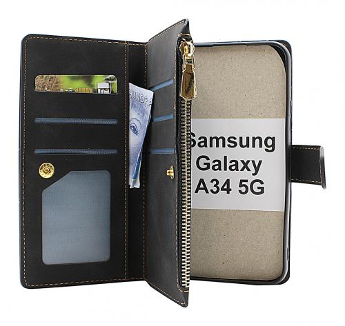 billigamobilskydd.seXL Standcase Lyxfodral Samsung Galaxy A34 5G