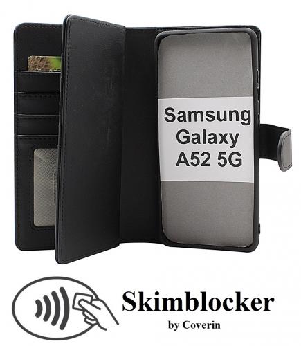 CoverinSkimblocker Samsung Galaxy A52 5G XL Magnet Plnboksfodral