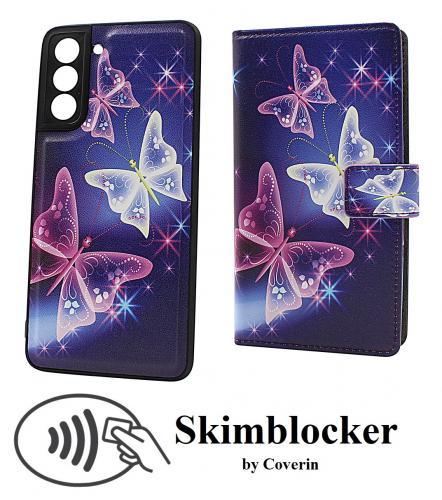 CoverinSkimblocker Samsung Galaxy S21 5G Magnet Plnboksfodral Design