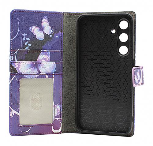 CoverinSkimblocker Samsung Galaxy S24 FE Magnet Plnboksfodral Design