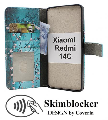 billigamobilskydd.seSkimblocker Xiaomi Redmi 14C Plnboksfodral Design