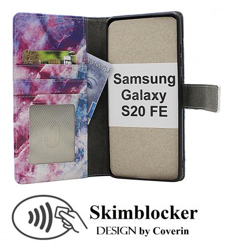 CoverinSkimblocker Samsung Galaxy S20 FE / S20 FE 5G Magnet Plnboksfodral Design