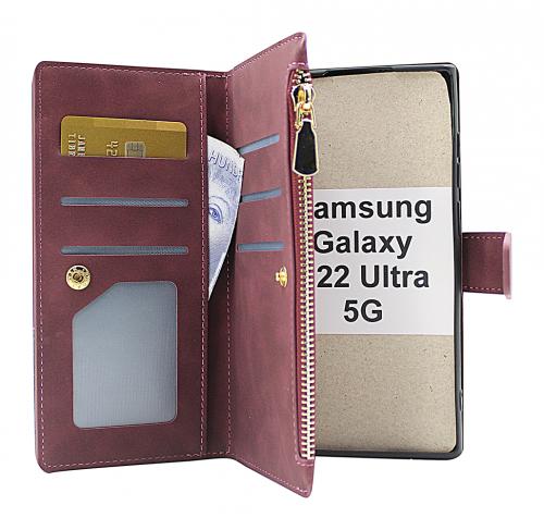 billigamobilskydd.seXL Standcase Lyxfodral Samsung Galaxy S22 Ultra 5G