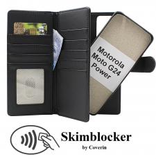 CoverinSkimblocker Motorola Moto G24 Power XL Magnet Plånboksfodral