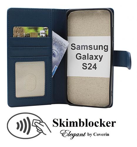 CoverinSkimblocker Samsung Galaxy S24 5G Plnboksfodral