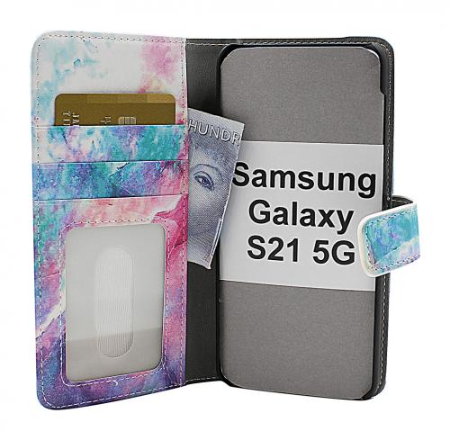 CoverinSkimblocker Magnet Designwallet Samsung Galaxy S21 5G (G991B)