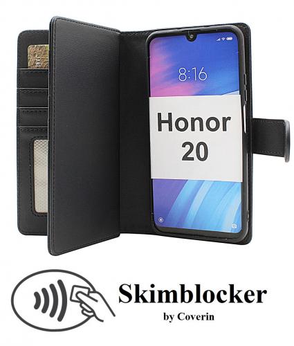 CoverinSkimblocker Honor 20 XL Magnet Plnboksfodral