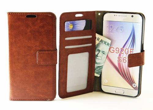 billigamobilskydd.seCrazy Horse wallet Samsung Galaxy S6 (G920F)