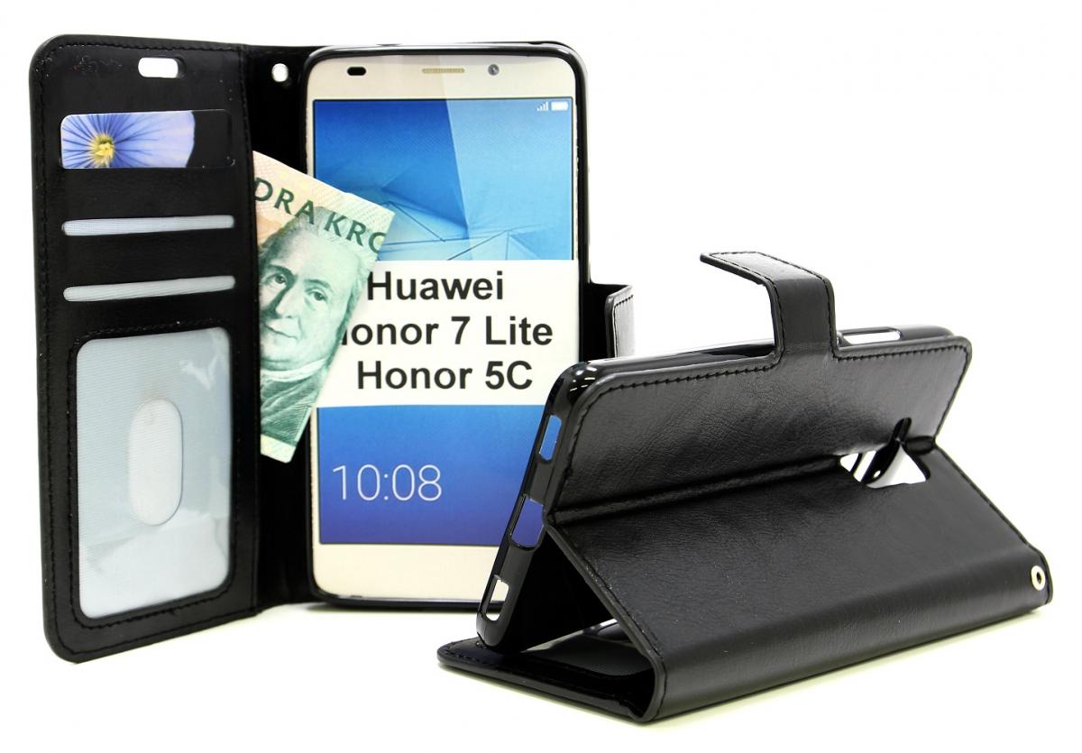billigamobilskydd.seCrazy Horse Wallet Huawei Honor 7 Lite (NEM-L21)