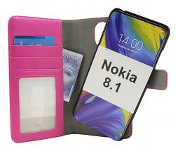 CoverInSkimblocker Magnet Fodral Nokia 8.1