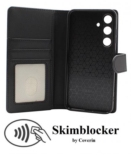 CoverinSkimblocker Samsung Galaxy S24 5G Magnet Plnboksfodral