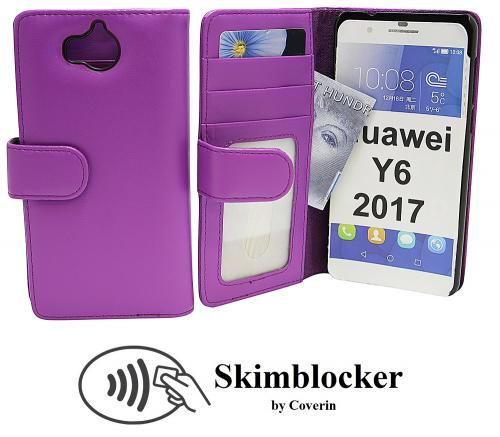 CoverinSkimblocker Plnboksfodral Huawei Y6 2017 (MYA-L41)