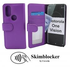 CoverInSkimblocker Plånboksfodral Motorola One Vision