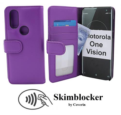 CoverInSkimblocker Plnboksfodral Motorola One Vision