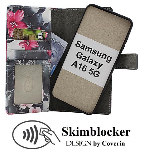 CoverinSkimblocker Samsung Galaxy A16 / A16 5G Magnet Plnboksfodral Design